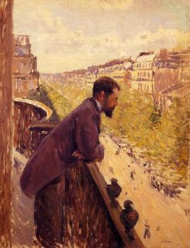 Gustave Caillebotte : The Man on the Balcony